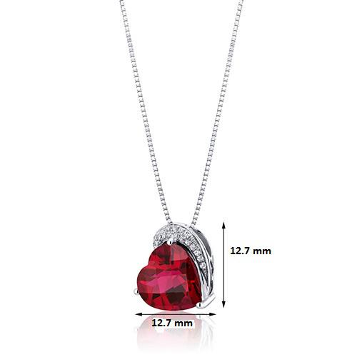 Náhrdelník s rubínom Delyla 8086