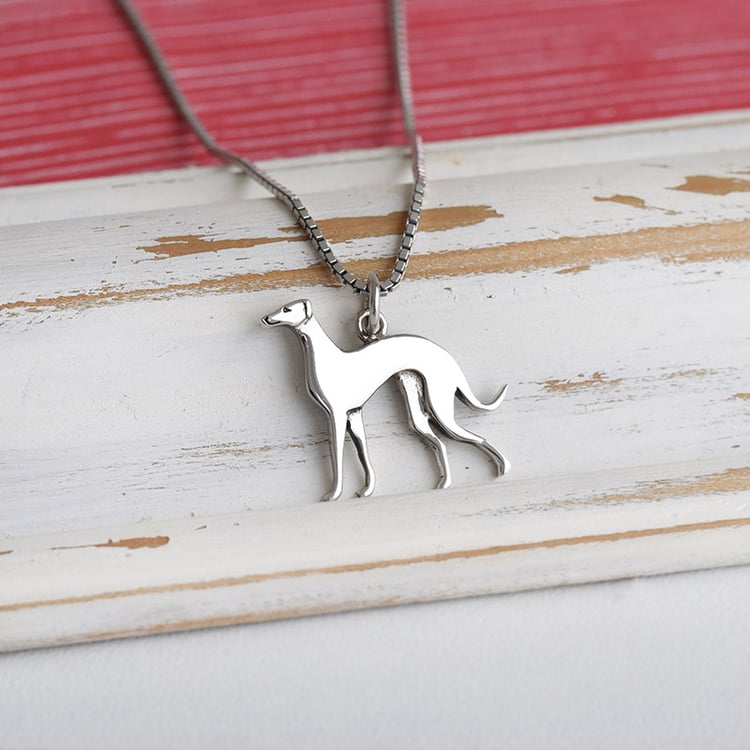 Strieborný prívesok v tvare psa 84466