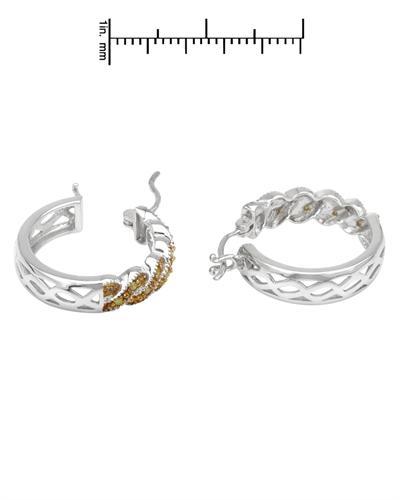 Diamantové náušnice kruhy 54511