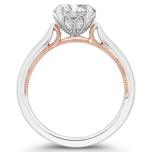 Zásnubný prsteň s postrannými lab-grown diamantmi Lisabet
