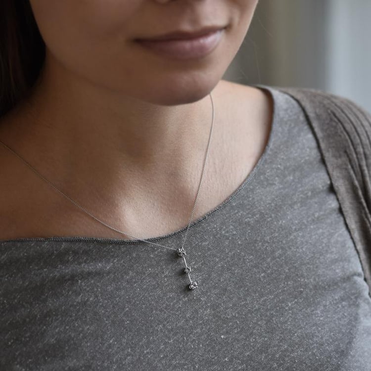 Náhrdelník s morganitmi 37504