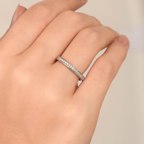 Zlatý prsteň s diamantmi Becki