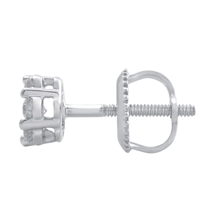 Diamantové náušnice zo zlata 19344