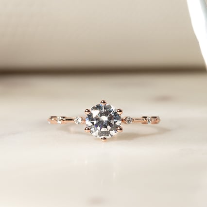 Zásnubný prsteň s lab-grown diamantmi Jelena