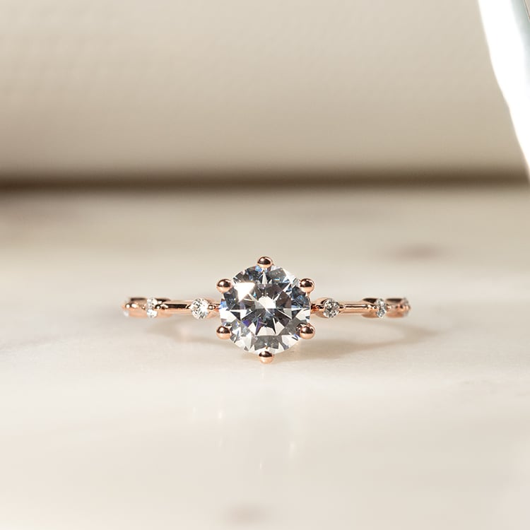 Zásnubný prsteň s lab-grown diamantmi Jelena 134136