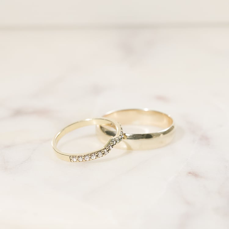 Vykrojený eternity prsteň so žiarivými lab-grown diamantmi Magee 137741