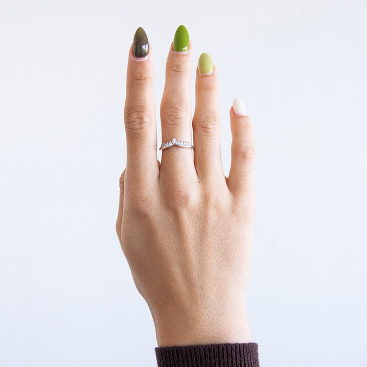 Vykrojený prsteň s diamantmi Santana 110368