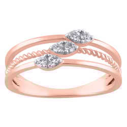 Zlatý prsteň s lab-grown diamantmi Joe