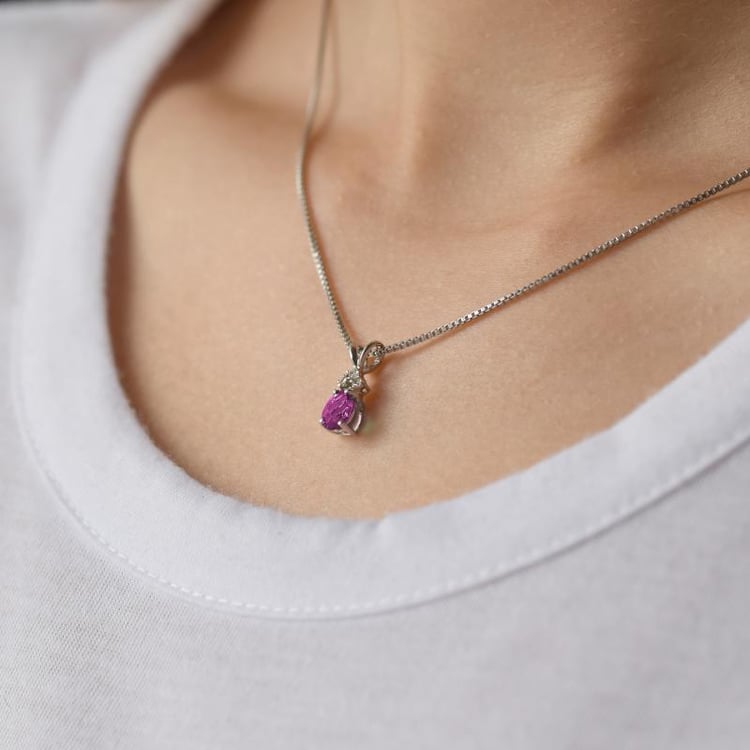 Zafírový zlatý náhrdelník 14180