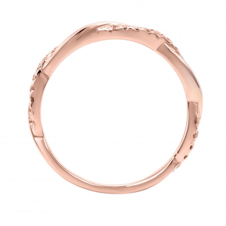 Prepletaný prsteň s lab-grown diamantmi Houston 101299