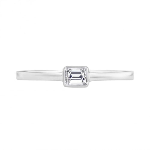 Zlatý zásnubný set s emerald diamantom Lilithena