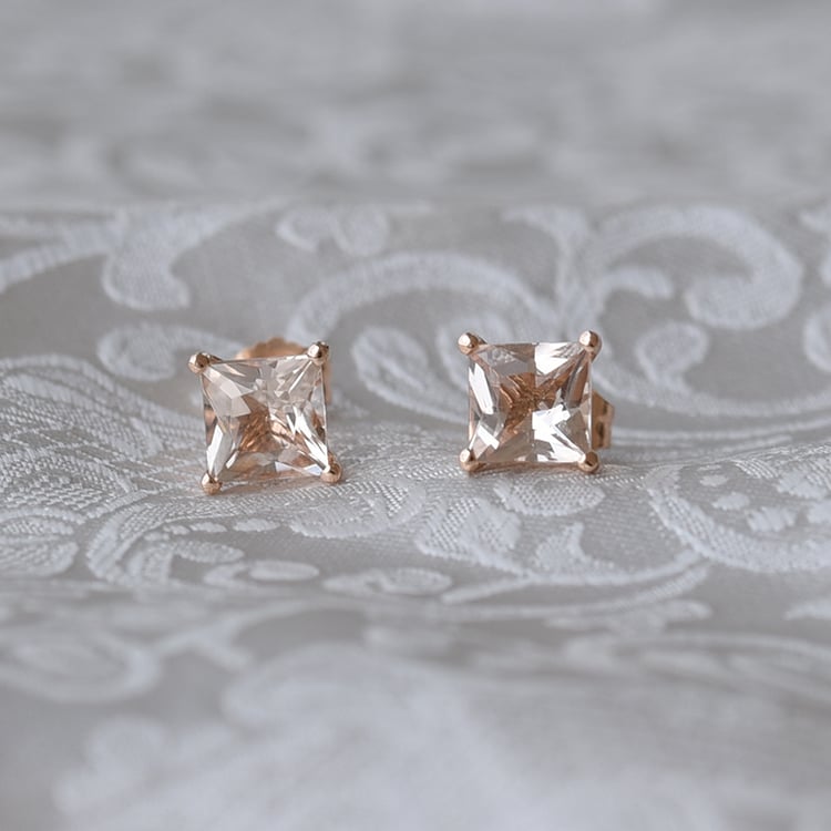 Náušnice s morganitmi 63831