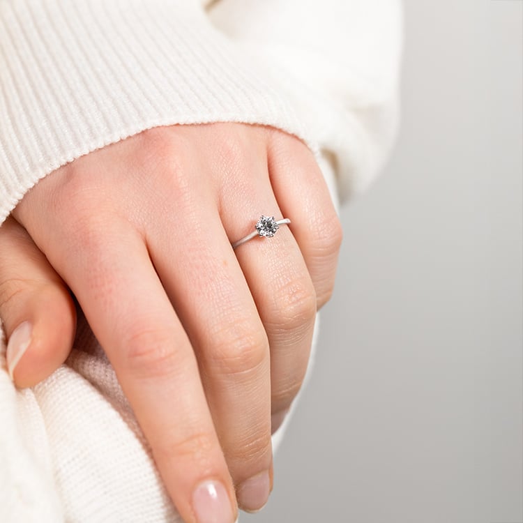 Zásnubný prsteň s diamantom Rabby 151615