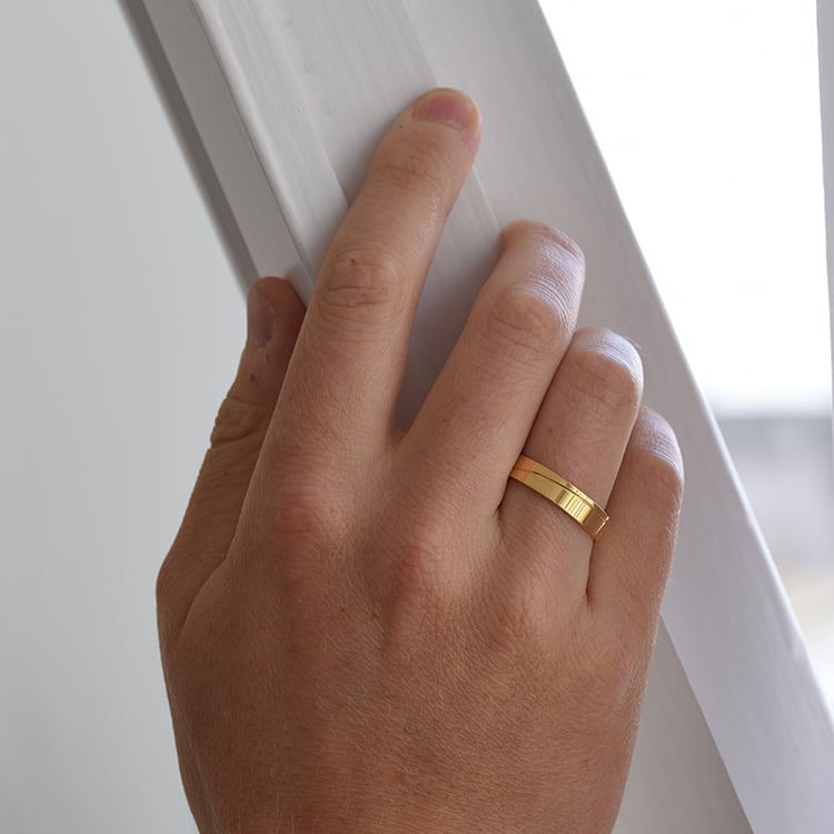 Pánsky snubný prsteň 64364