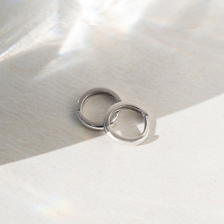 Strieborné kruhové náušnice 140254