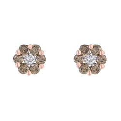 Diamantové náušnice v tvare kvetiniek Hester