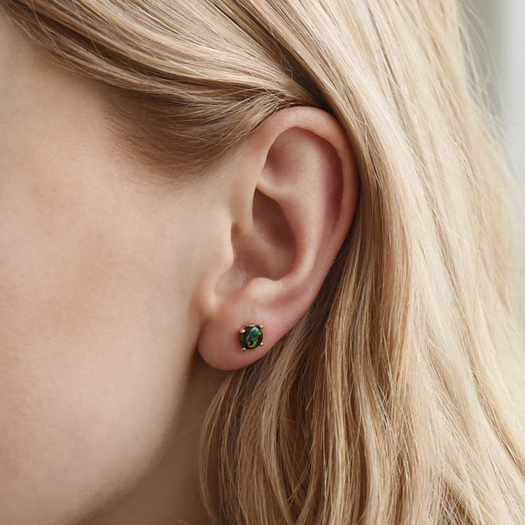 Náušnice s opálmi 93873