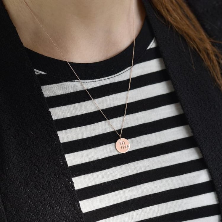 Náhrdleník s topásom 40004