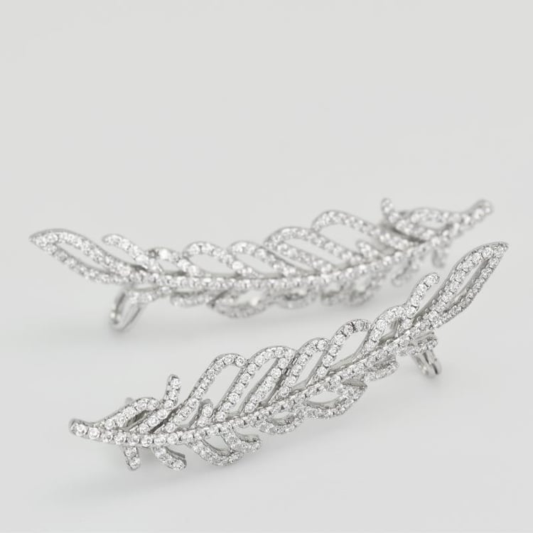 Náušnice zo striebra 21361