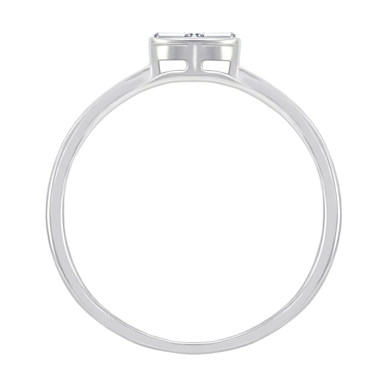 Prsteň s diamantmi 35944