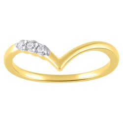 Zlatý prsteň s lab-grown diamantmi Jenni