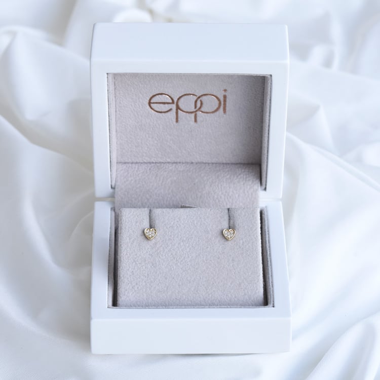 Diamantové náušnice zo zlata 85091