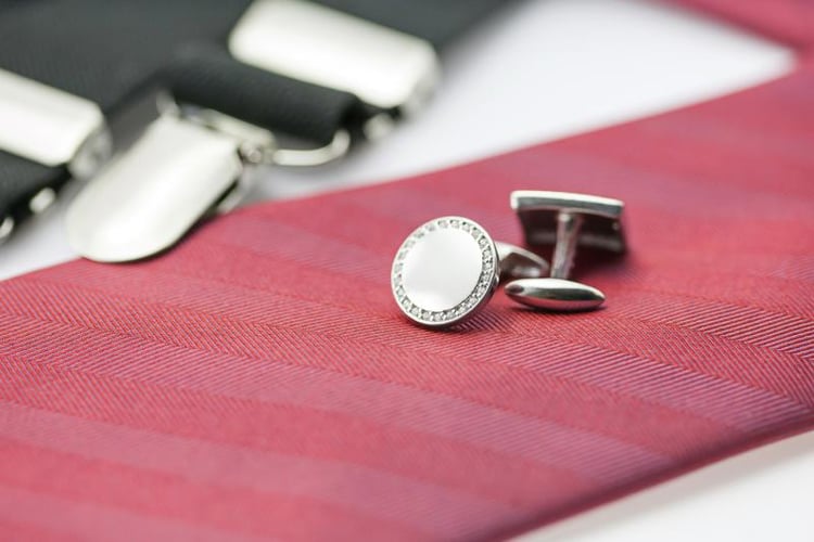 Manžetové gombíky z platiny 8824