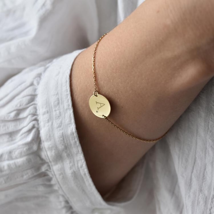 Zlatý náramok s diamantom 17124