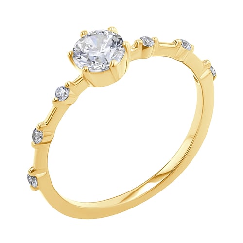 Zásnubný prsteň s lab-grown diamantmi Jelena