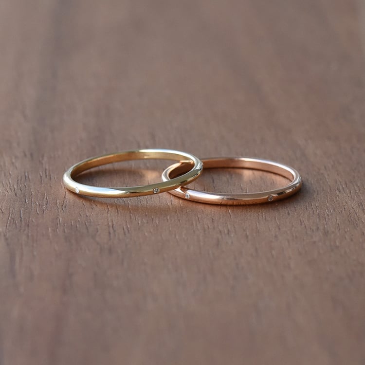 Snubné prsteně zo zlata s diamantmi 71645