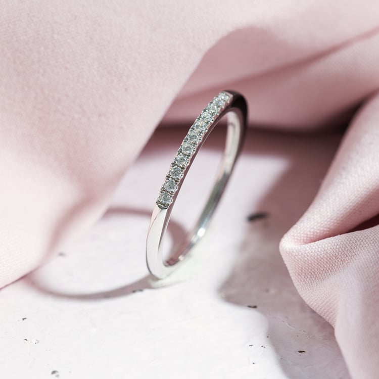 Keramický prsteň s lab-grown diamantmi Conall 121877