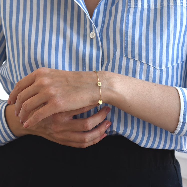 Zlatý náramok sa slnku 67715