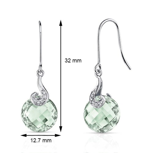 Ametystové náušnice s diamantmi 27399