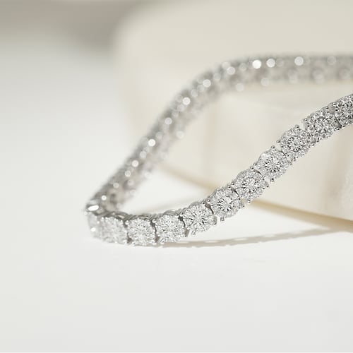 Elegantný náramok s diamantmi Ansel