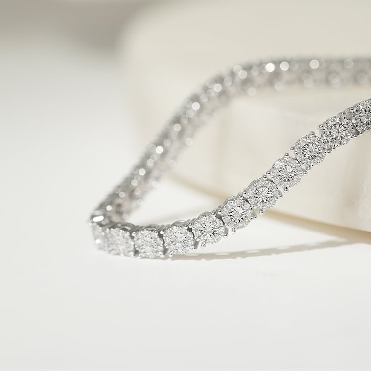 Elegantný náramok s diamantmi Ansel 129971