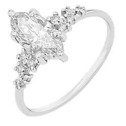 Zásnubný prsteň s lab-grown diamantmi Joanna
