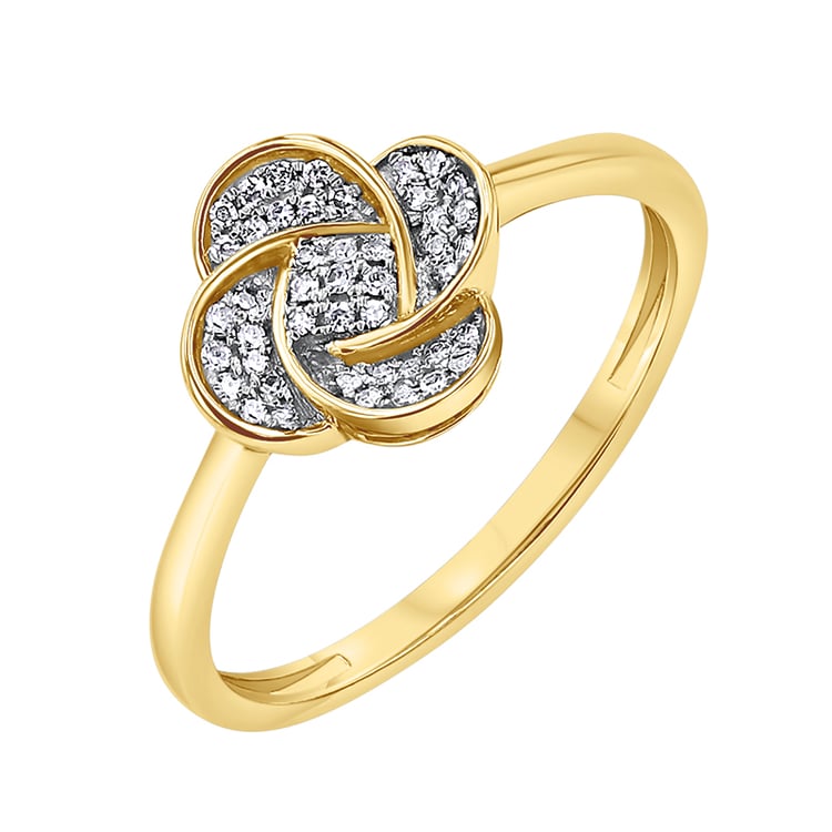 Diamantový prsteň v tvare kvetu Soshi