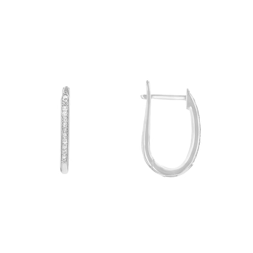 Elegantné náušnice s diamantmi Kham