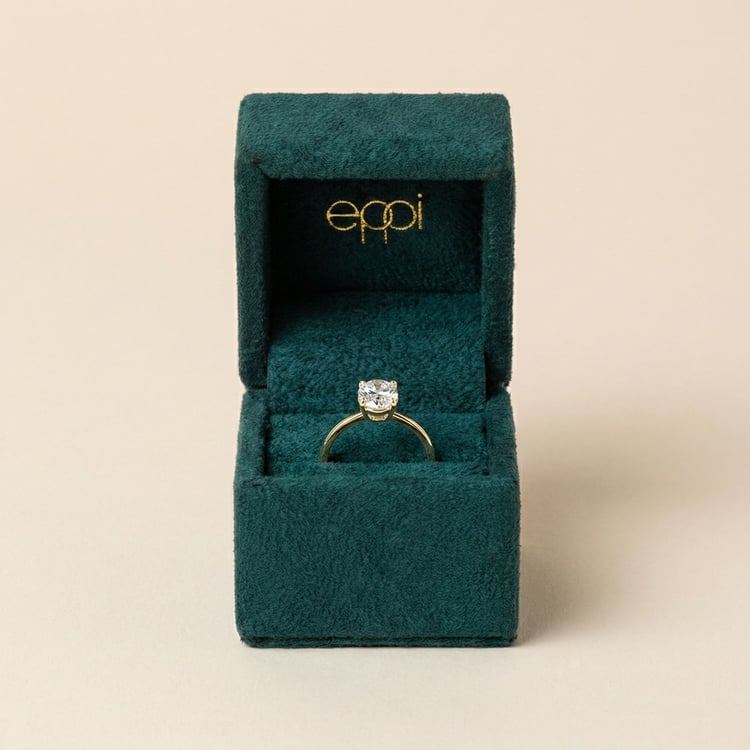 Rozvodový prsteň s oval diamantom Frost 165111