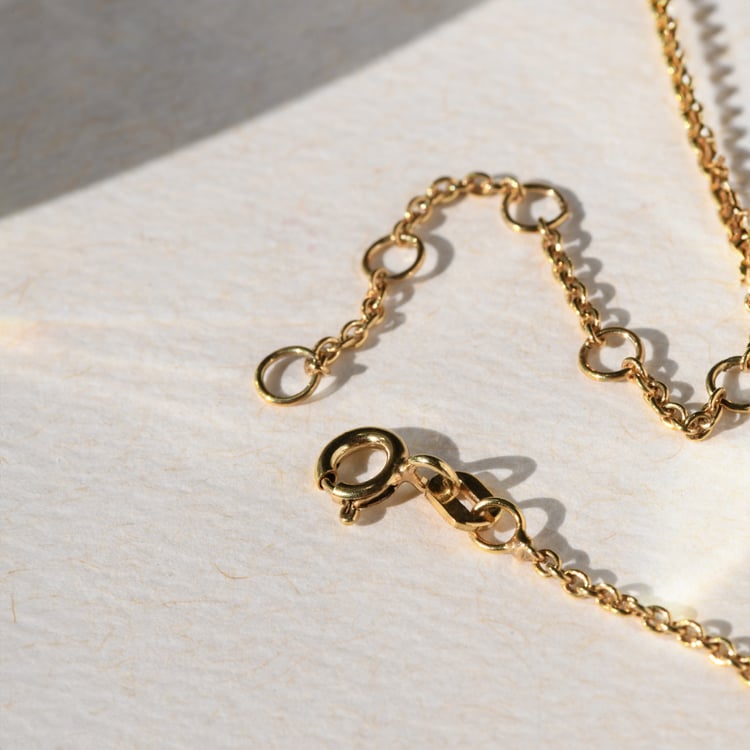 Strieborný minimalistický náramok na nohu Hawes 140337