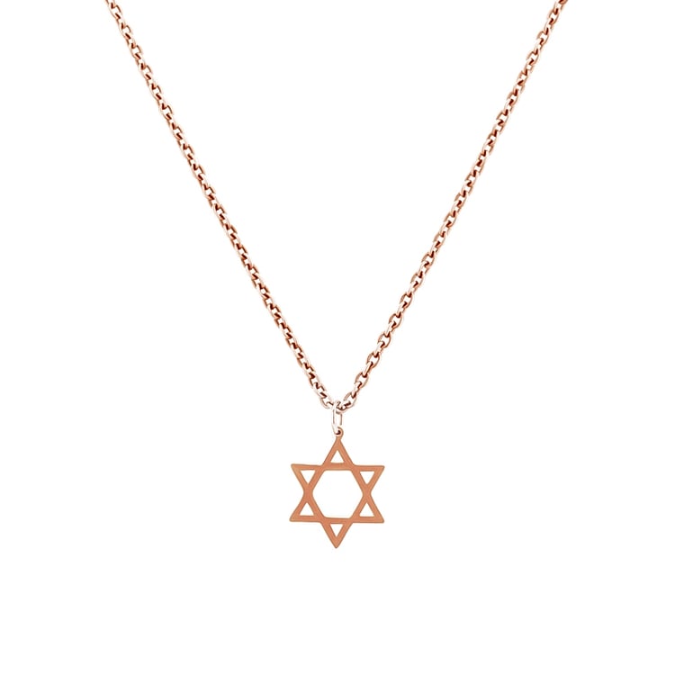 Strieborný prívesok Davidova hviezda 131109