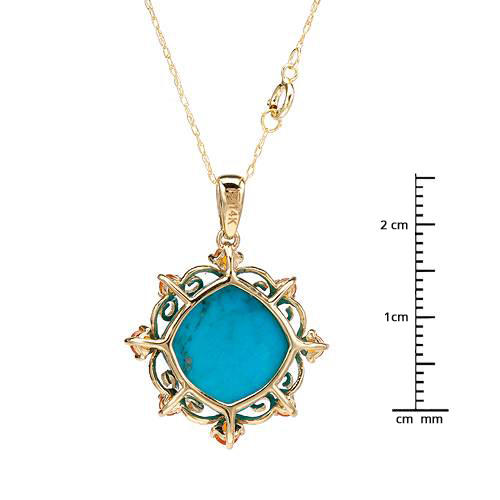 Náhrdelník turquoisom a opálmi 53448