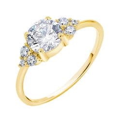 Zásnubný prsteň s lab-grown diamantmi Agathe