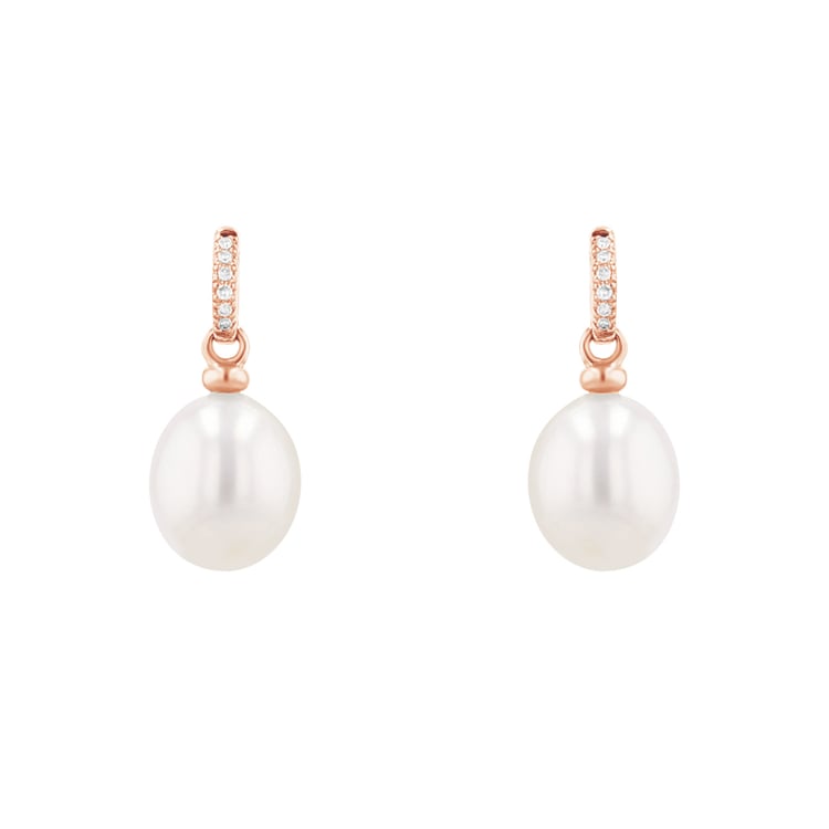 Zlatá perlová kolekcia s diamantmi Elzaida 116036