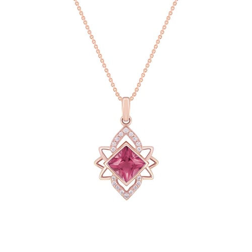 Turmalínový prívesok s diamantmi Jeffre