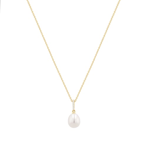 Zlatý perlový set s diamantmi Elzaida