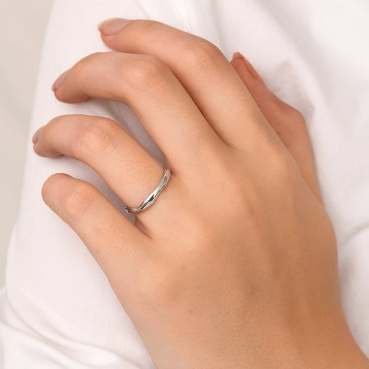 Nepravidelné zlaté svadobné obrúčky 158869