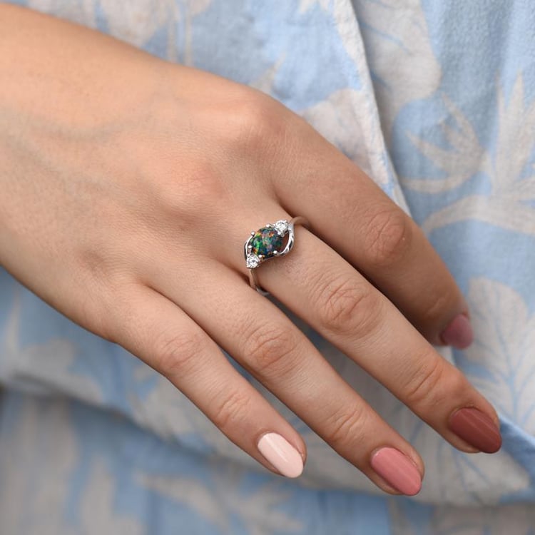 Prsteň s opálom 46513