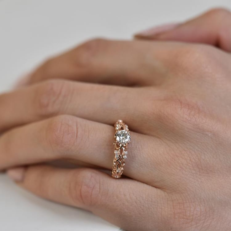 Zlatý vintage prsteň 28831