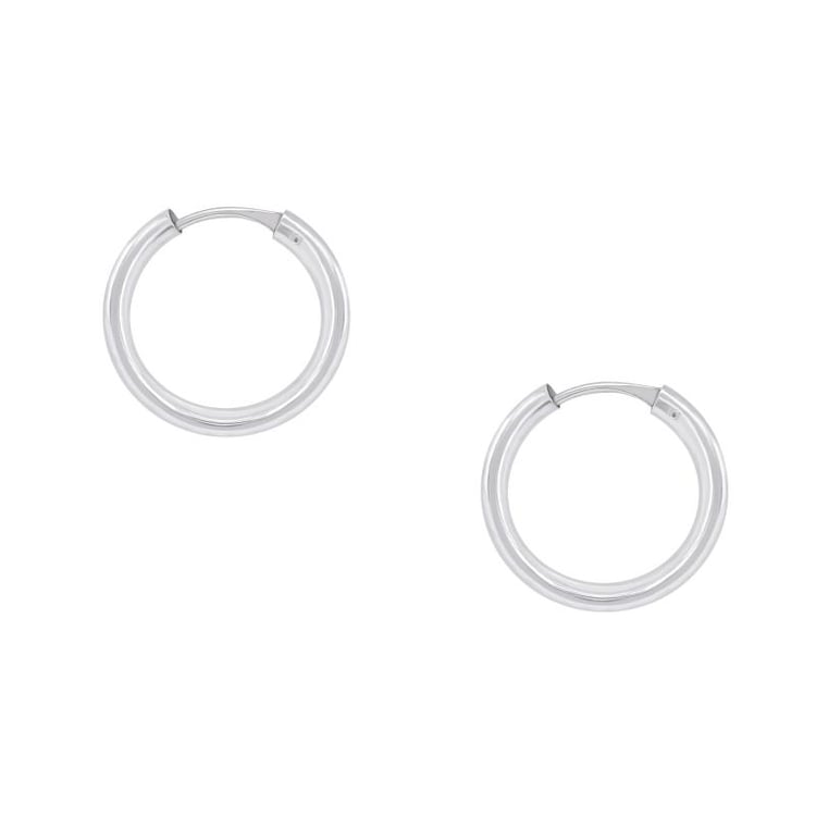 Zlaté 12 mm náušnice krúžky Tisian